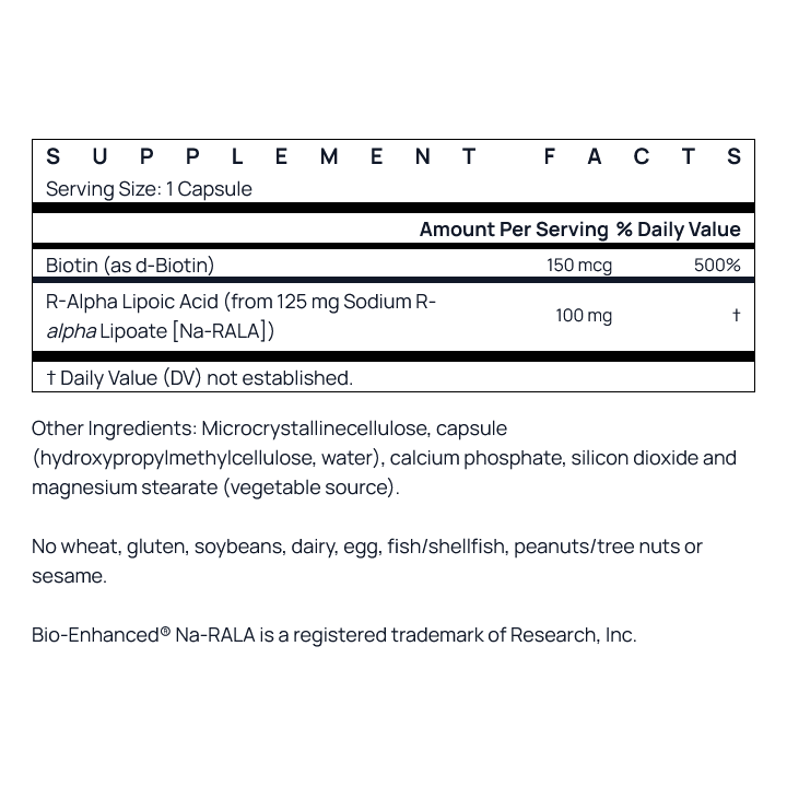 R-Alpha Lipoic Acid Jarrow Formulas | Antioxidant & Energy Support
