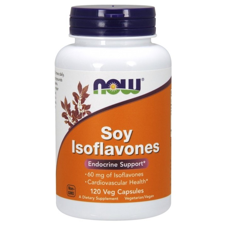 NOW Foods Soy Isoflavones 60 mg | Natural hormonal balance