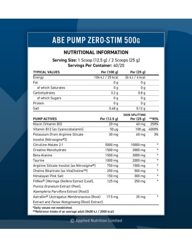 ABE Pump 500 grams