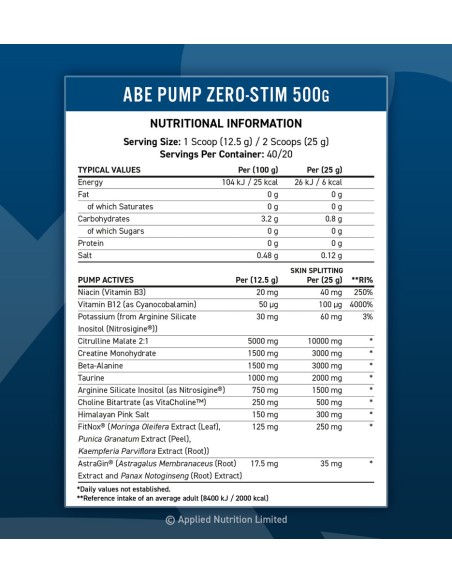 ABE Pump 500 grams
