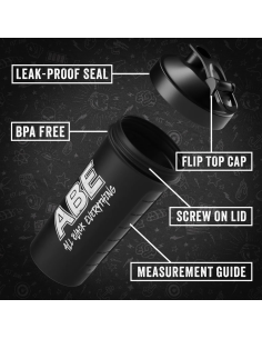 ABE All Black Everything Shaker Black 700 ml 2