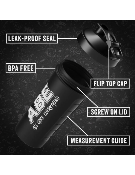 ABE All Black Everything Shaker Black 700 ml
