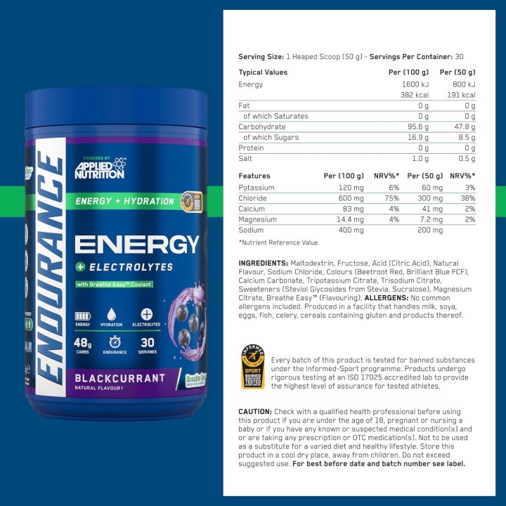 Velocity Fuel Breathe Applied Nutrition | Endurance Energy & Hydration