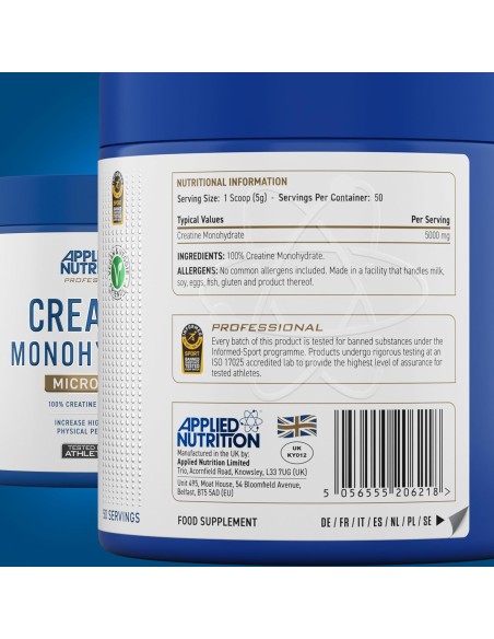Creatine Monohydrate 250 grams