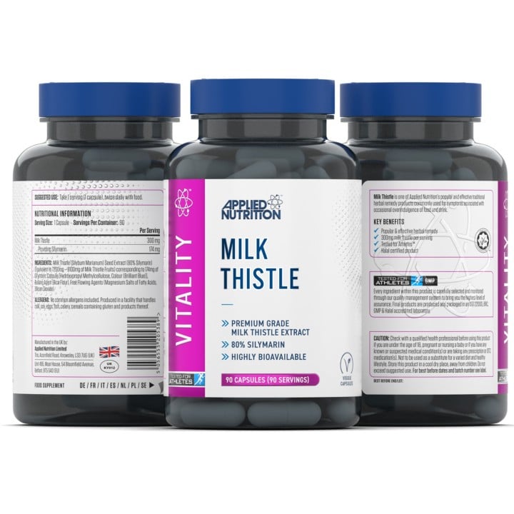 Milk Thistle Applied Nutrition | Proteggi la salute del fegato natualmente