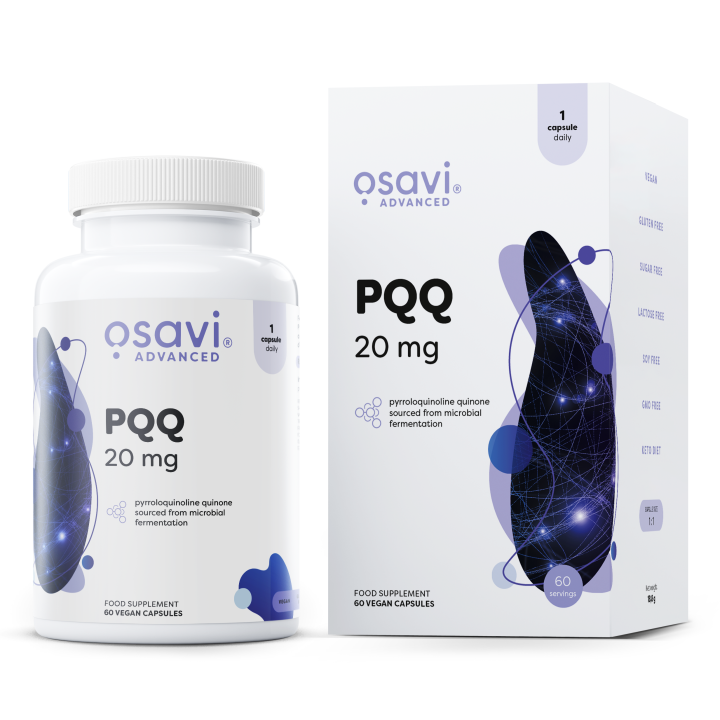 PQQ 20 mg 30 Vegan Caps Osavi Pyrroloquinoline Quinone