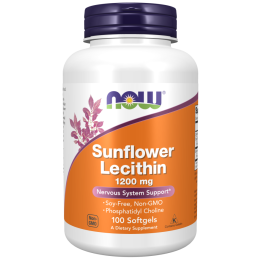 Lecitina di Girasole 1200 mg 100 Softgel NOW Foods