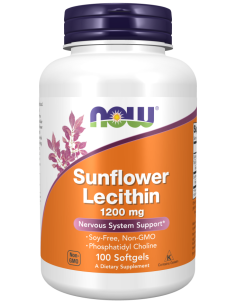 Sunflower Lecithin 1200 mg 100 softgels