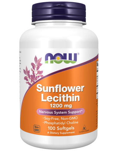 Sunflower Lecithin 1200 mg 100 softgels