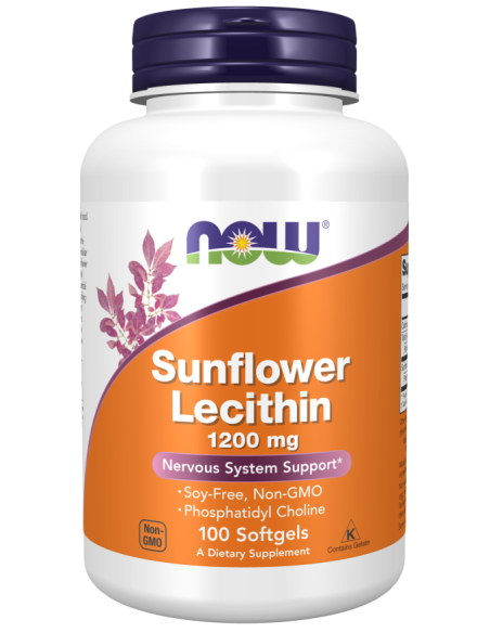 Sunflower Lecithin 1200 mg 100 softgels