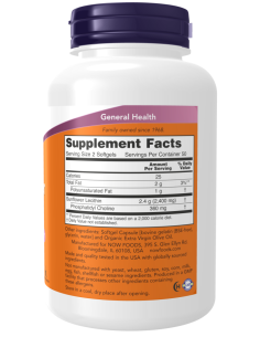 Sunflower Lecithin 1200 mg 100 softgels 2