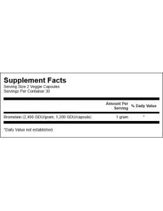 Bromelain 500mg 60 vcaps 2