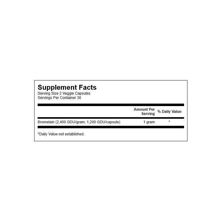 Swanson Maximum Strength Bromelain 500 mg | Supporto digestivo naturale