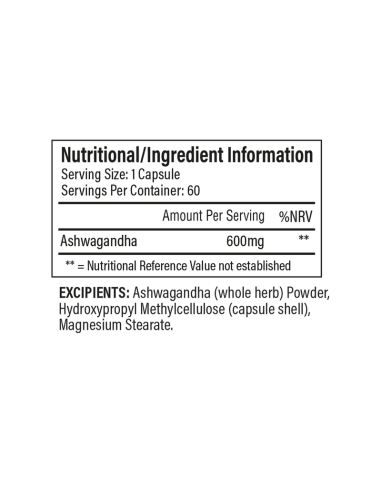 Ashwagandha 60 caps