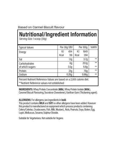 Performance Protein Smooth 2000 grams