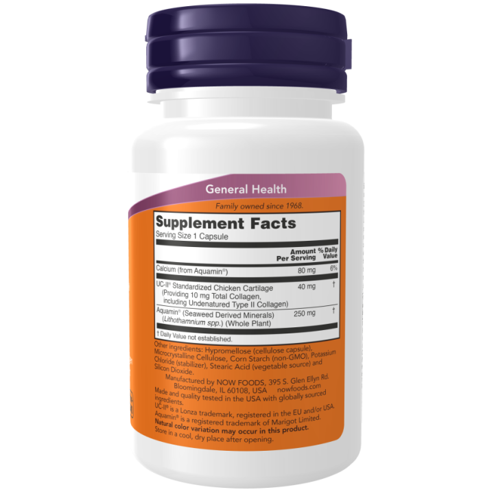 NOW Foods UC-II Undenatured Type II Collagen 60 caps