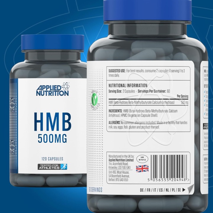 HMB 500 mg 120 caps Applied Nutrition: in capsule