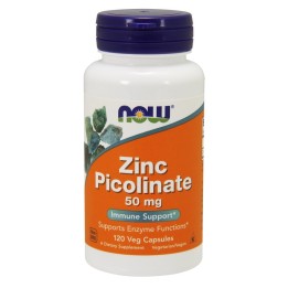 Zinc Picolinate 50 mg 120 Capsule NOW Foods: Immunità