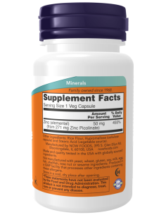 Zinc Picolinate 50mg 120 vcaps 2
