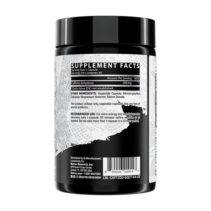 NUTREX RESEARCH Caffeine 200 60 caps
