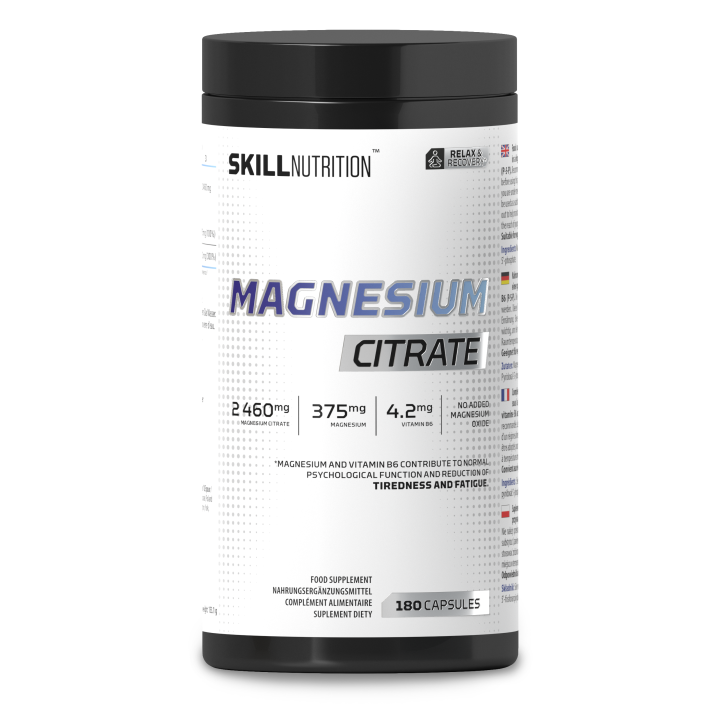Magnesium Citrate 180 capsule Skill Nutrition: citrato