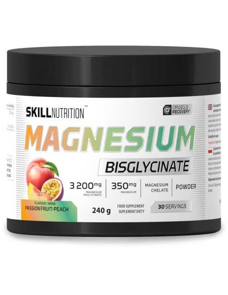 Magnesium Bisglycinate Powder Passion Fruit-Peach 240 grams