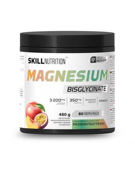 Magnesium Bisglycinate Powder Passion Fruit-Peach 480 grams