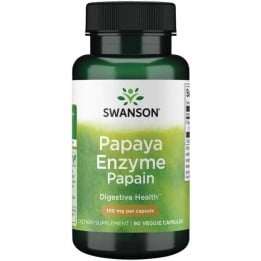 Papaya Enzyme 100 mg 90 Vcaps Swanson: with papain