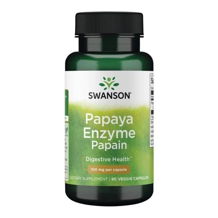 Papaya Enzyme 100 mg 90 vcaps Swanson: con papaina