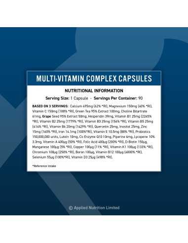 Multi-Vitamin Complex 90 tablets