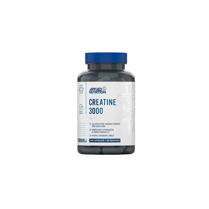 Creatine 3000 mg 120 caps Applied Nutrition: monoidrato