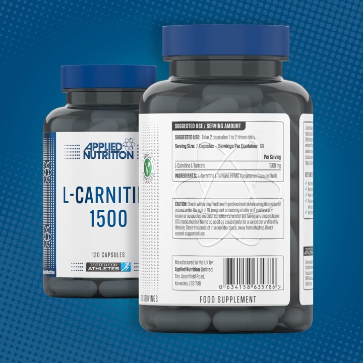 Applied Nutrition L-Carnitine 1500 mg 120 caps