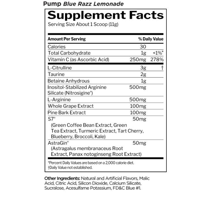 R1 Pump 330 g Rule One: pre workout senza stimolanti