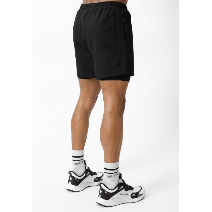 Gorilla Wear Lowell Shorts 2-in-1 Doppio Strato