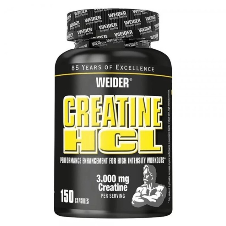 Creatine HCl 3000 mg 150 caps Weider: creatina pura