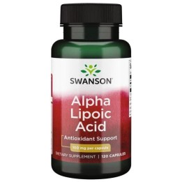 Swanson Alpha Lipoic Acid 100 mg 120 Capsules: Antioxidant