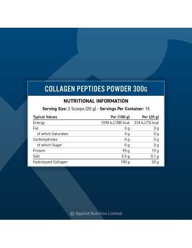 Collagen Peptides Unflavoured 300 grams