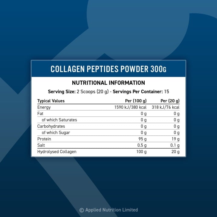 Collagen Peptides 300 g Applied Nutrition: neutro