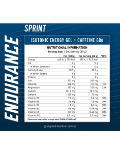 Endurance Sprint Isotonic Energy Gel + Caffeine 20 x 60g 2