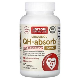 Ubiquinol QH-absorb 200 mg 90 softgel Jarrow Formulas
