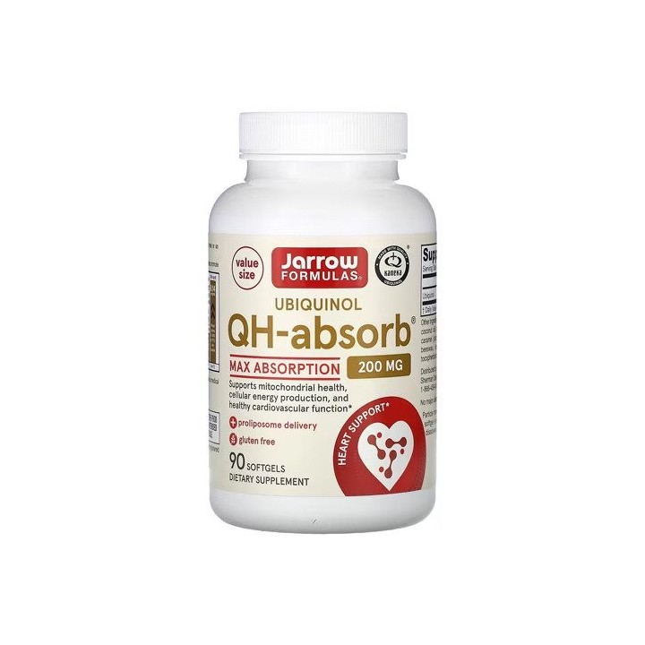 Ubiquinol QH-absorb 200 mg 90 softgel Jarrow Formulas