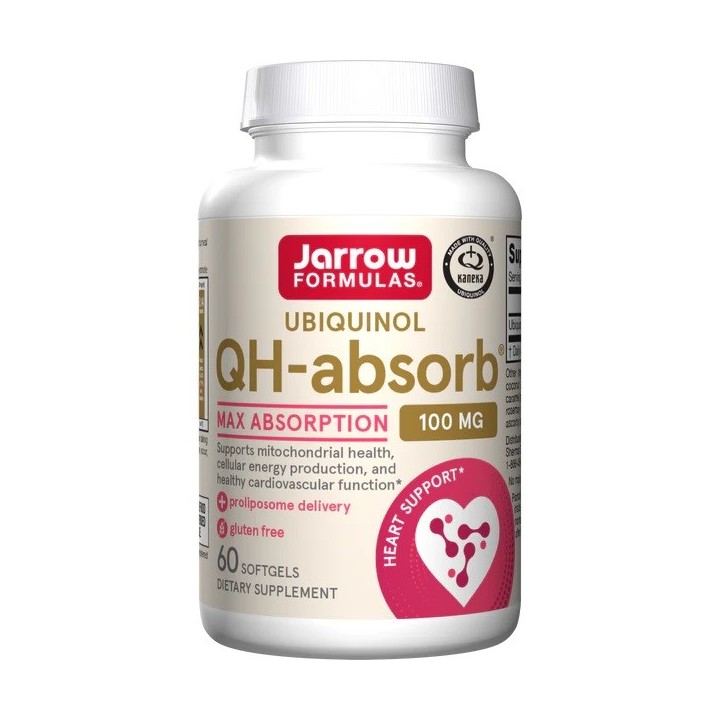 Ubiquinol QH-absorb 100 mg 60 Softgels by Jarrow Formulas