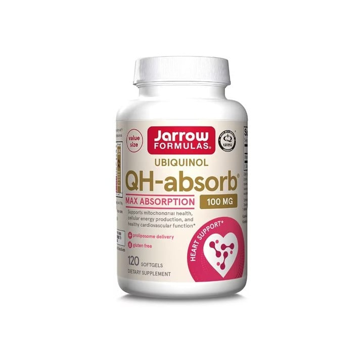 Ubiquinol QH-absorb 100 mg 120 Softgels by Jarrow Formulas