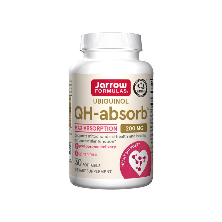 Ubiquinol QH-absorb 200 mg 30 Softgels Jarrow: CoQ10