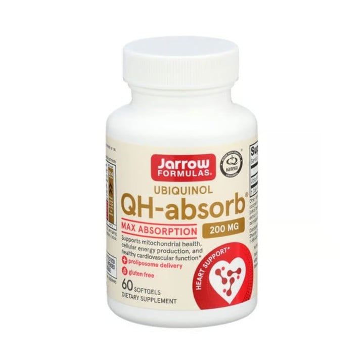 Ubiquinol QH-absorb 200 mg 60 Softgels Jarrow: CoQ10