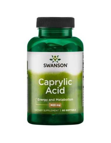 Caprylic Acid 600 mg 60 softgels