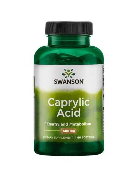 Caprylic Acid 600 mg 60 softgels