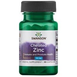 Albion Zinc 30 mg 90 caps Swanson: zinco chelato