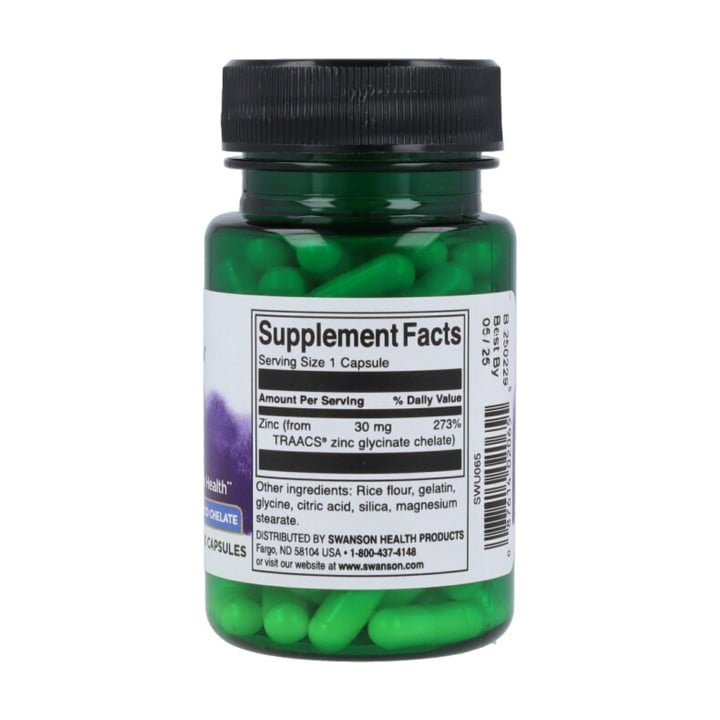 Albion Zinc 30 mg 90 Caps Swanson: chelated zinc