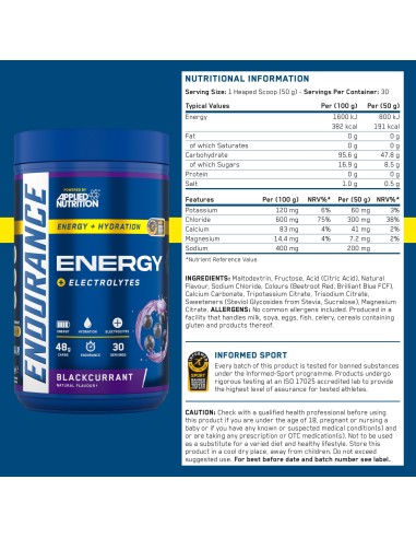 Endurance Energy + Hydration 1500 gr